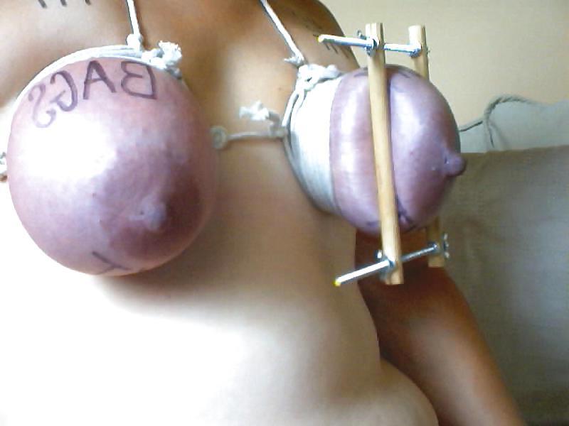25P Nasty slut with her tits tied
