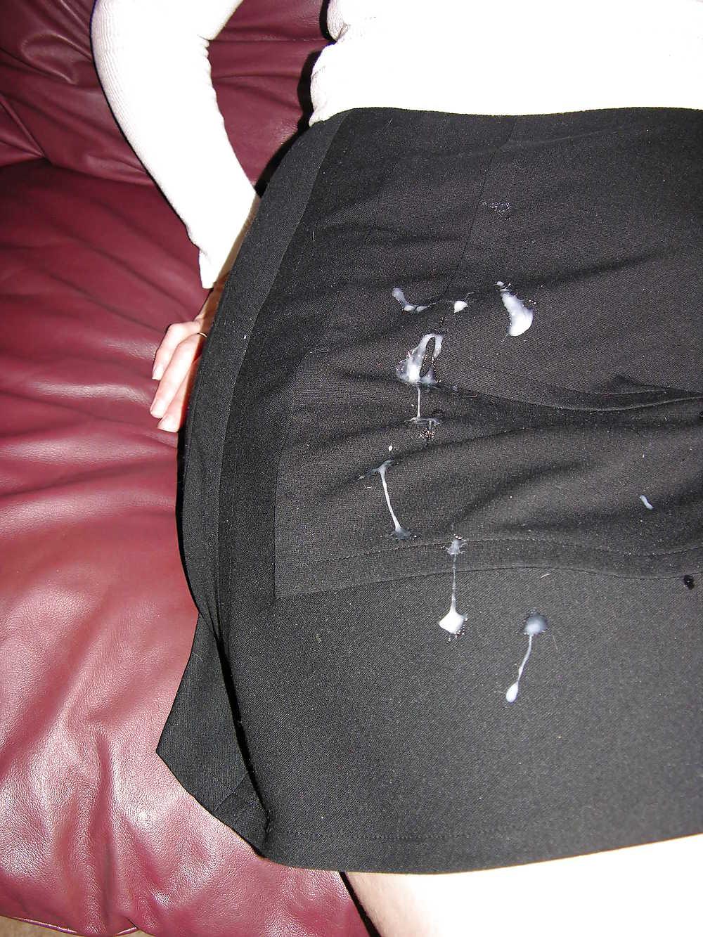 6P Cum on clothes