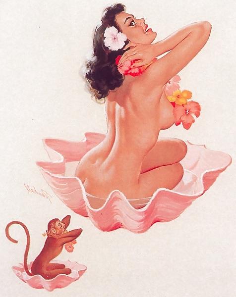 10P Vintage Pinups Bill Randall