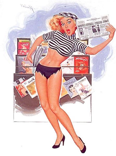 10P Vintage Pinups Bill Randall