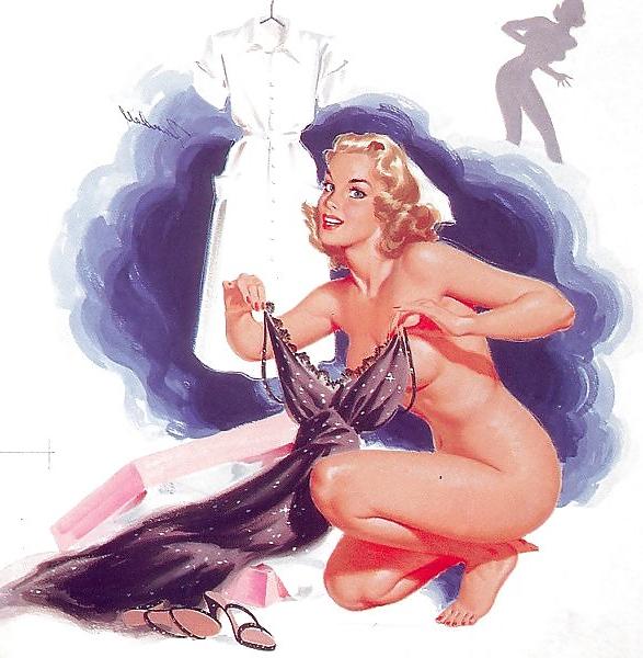10P Vintage Pinups Bill Randall