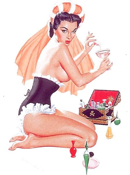 10P Vintage Pinups Bill Randall