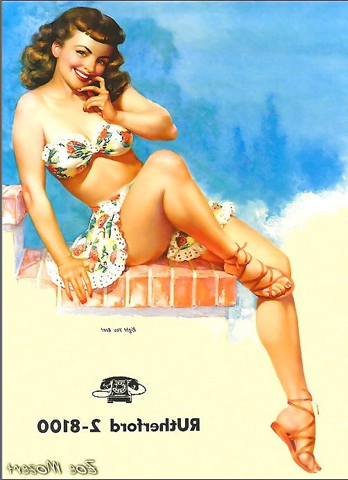 15P Vintage Pinups Zoe Mozert
