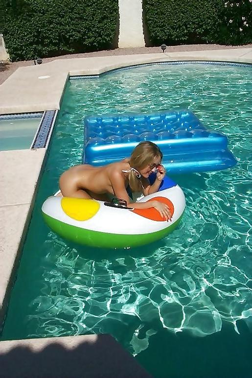 15P Girl in pool