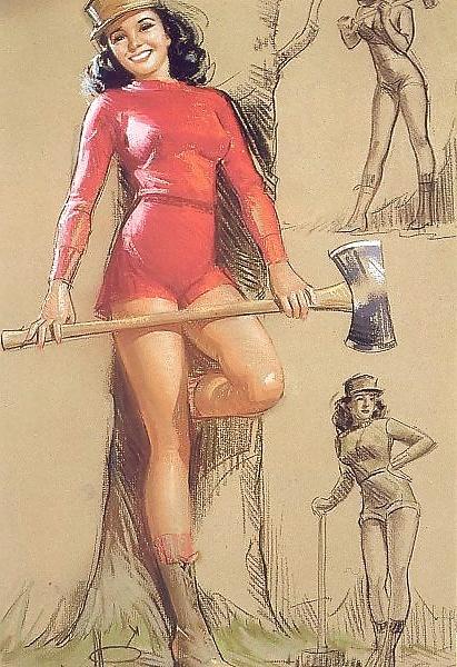 23P Vintage Pinups K O Munson