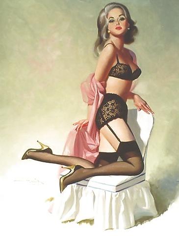 25P Vintage Pinups Donald Rust