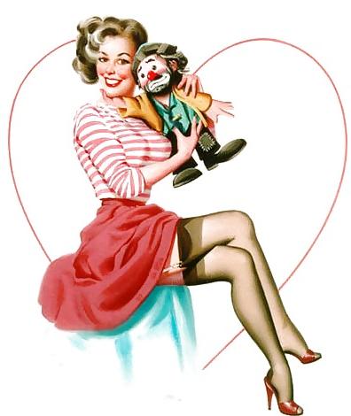 25P Vintage Pinups Donald Rust