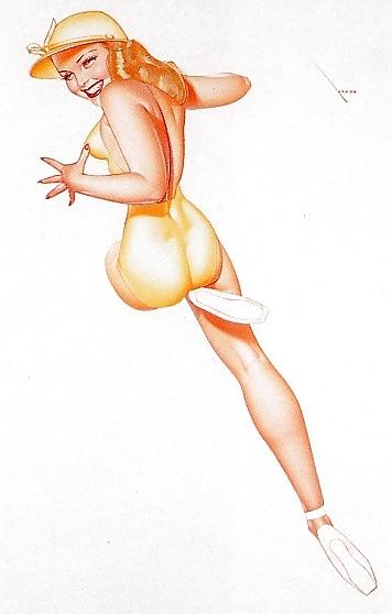 25P Vintage Pinups George Petty