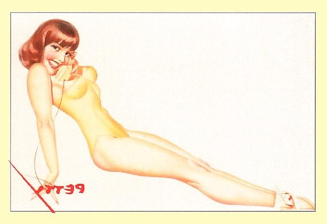 25P Vintage Pinups George Petty