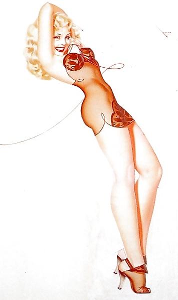 25P Vintage Pinups George Petty