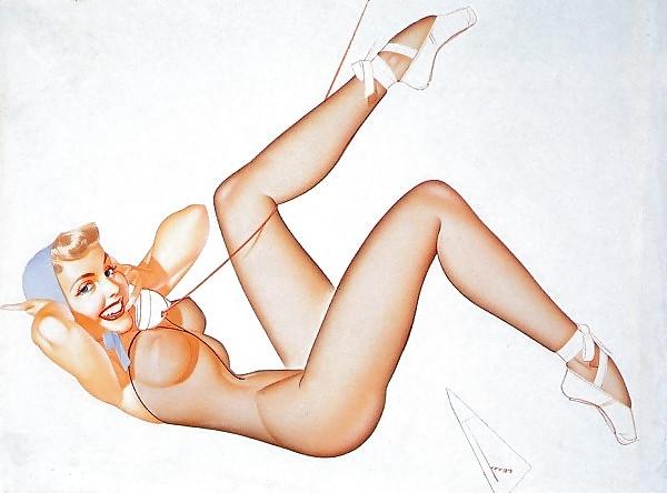 25P Vintage Pinups George Petty