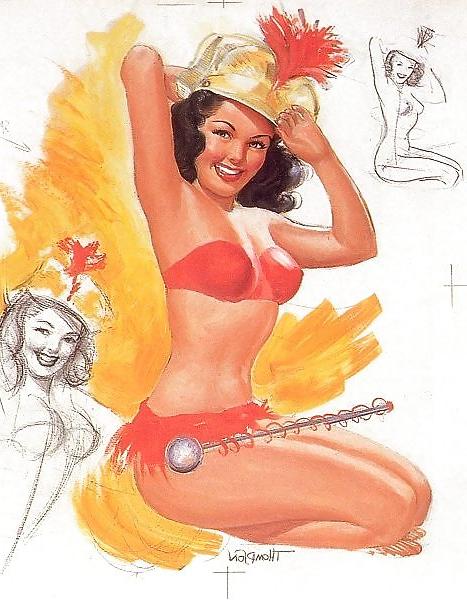 13P Vintage Pinups T.N. Thompson