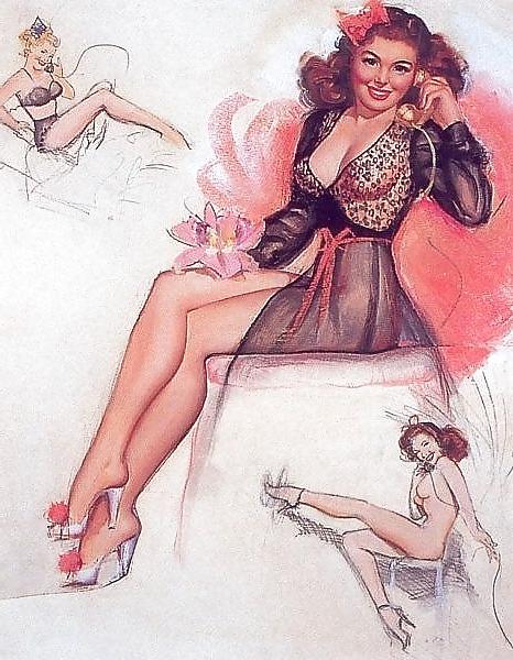 13P Vintage Pinups T.N. Thompson