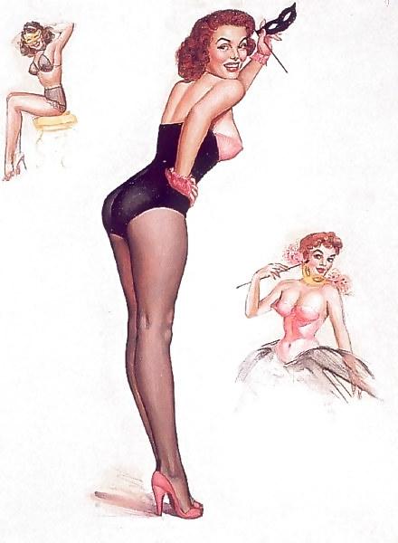 13P Vintage Pinups T.N. Thompson
