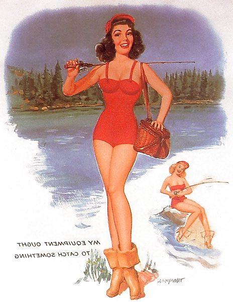 13P Vintage Pinups T.N. Thompson