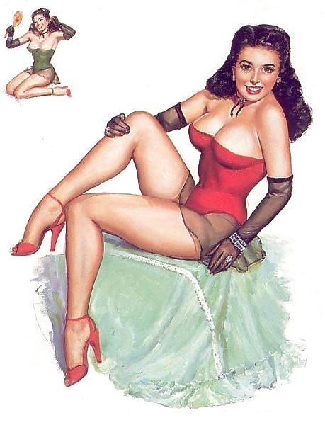 13P Vintage Pinups T.N. Thompson
