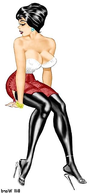 25P Vintage Pinups Bill Ward