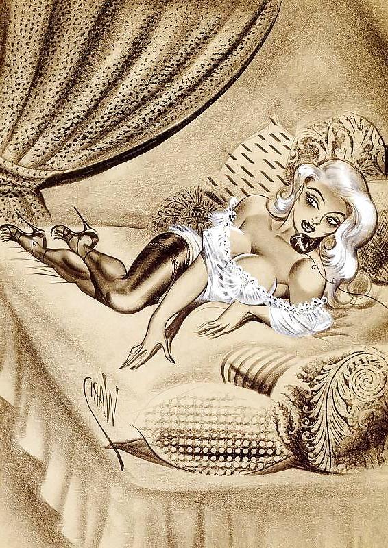 25P Vintage Pinups Bill Ward