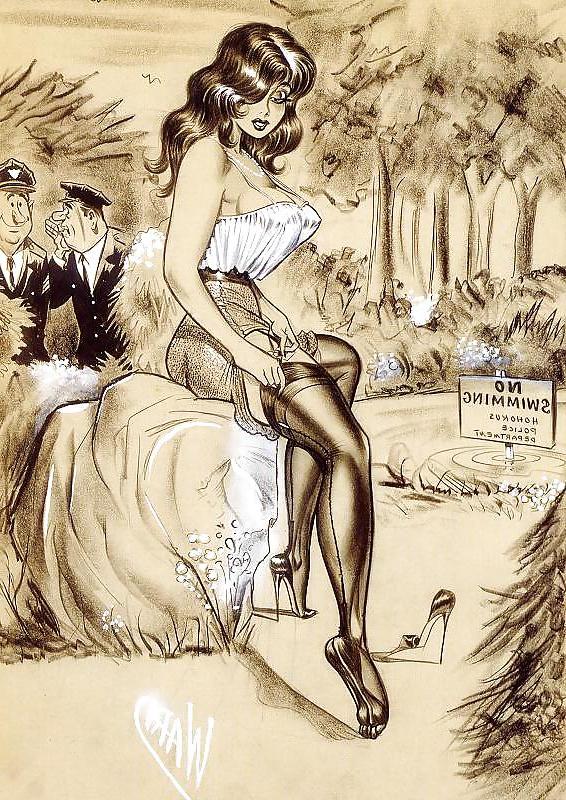 25P Vintage Pinups Bill Ward