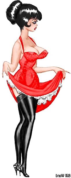 25P Vintage Pinups Bill Ward