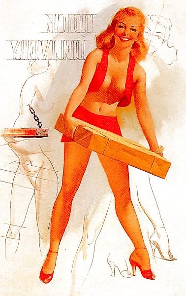 16P Vintage Pinups Ted Withers