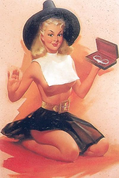 16P Vintage Pinups Ted Withers