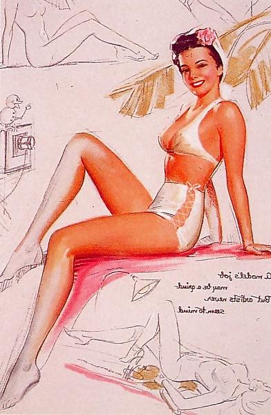 16P Vintage Pinups Ted Withers