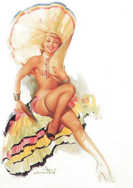 16P Vintage Pinups Ted Withers