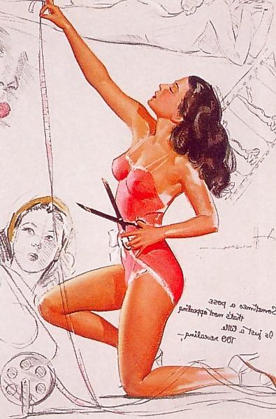 16P Vintage Pinups Ted Withers