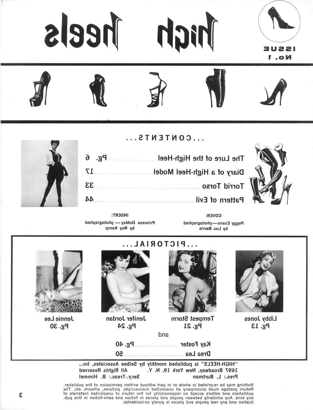 25P Vintage Magazines High Heels Vol 1 No 01 1961