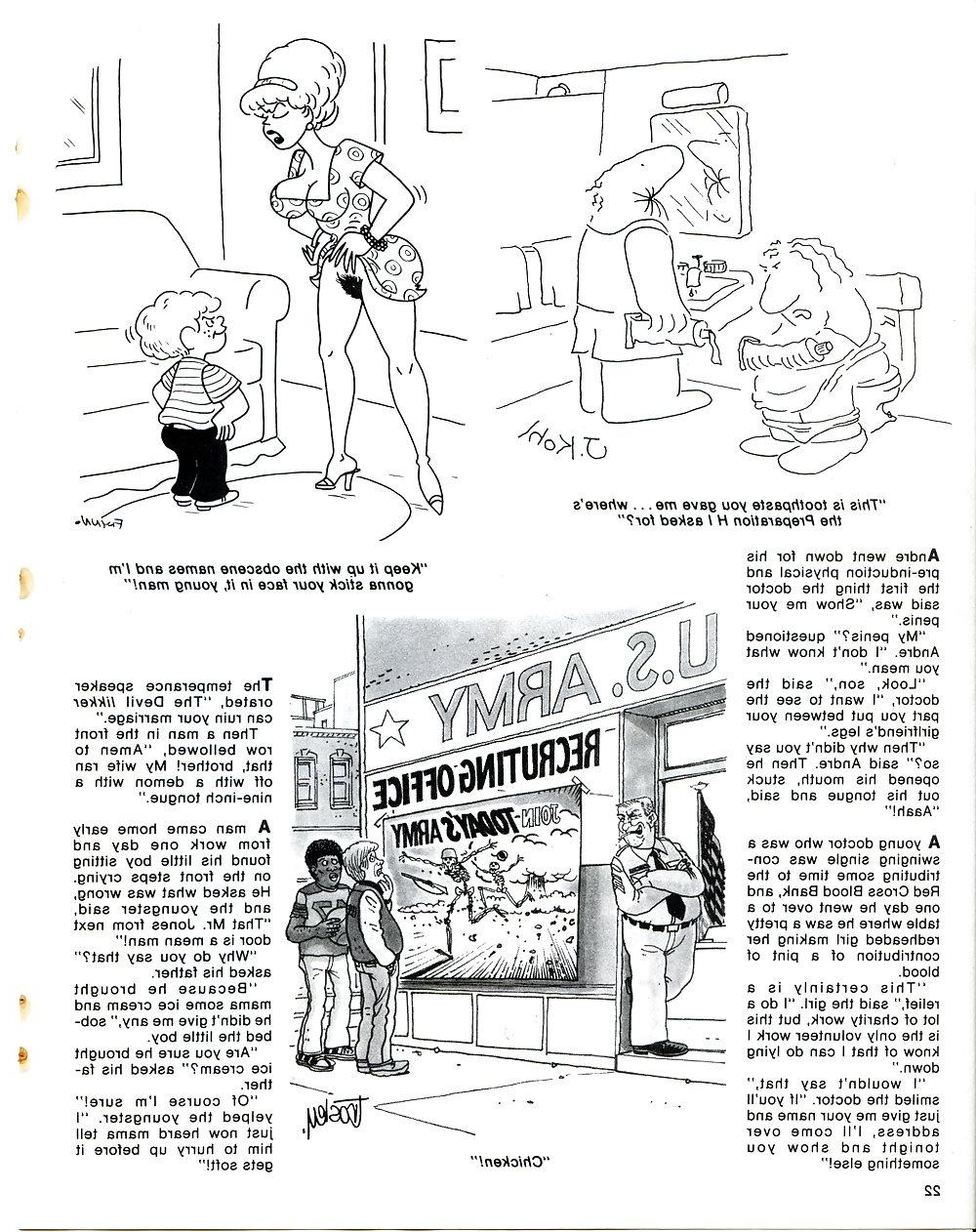 25P Vintage Magazines Hustler Humor - 1979