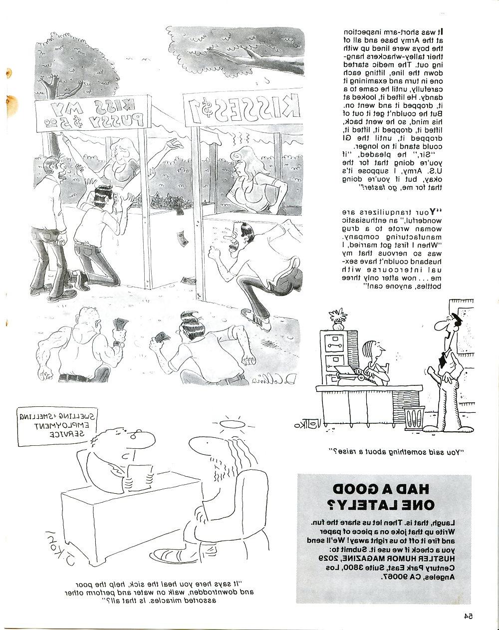 25P Vintage Magazines Hustler Humor - 1979