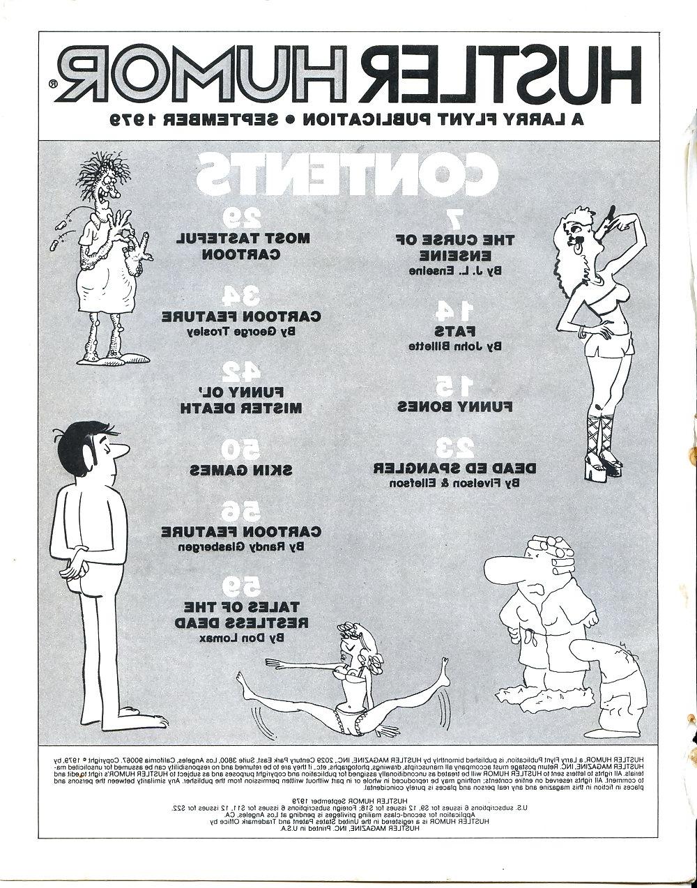 25P Vintage Magazines Hustler Humor - 1979