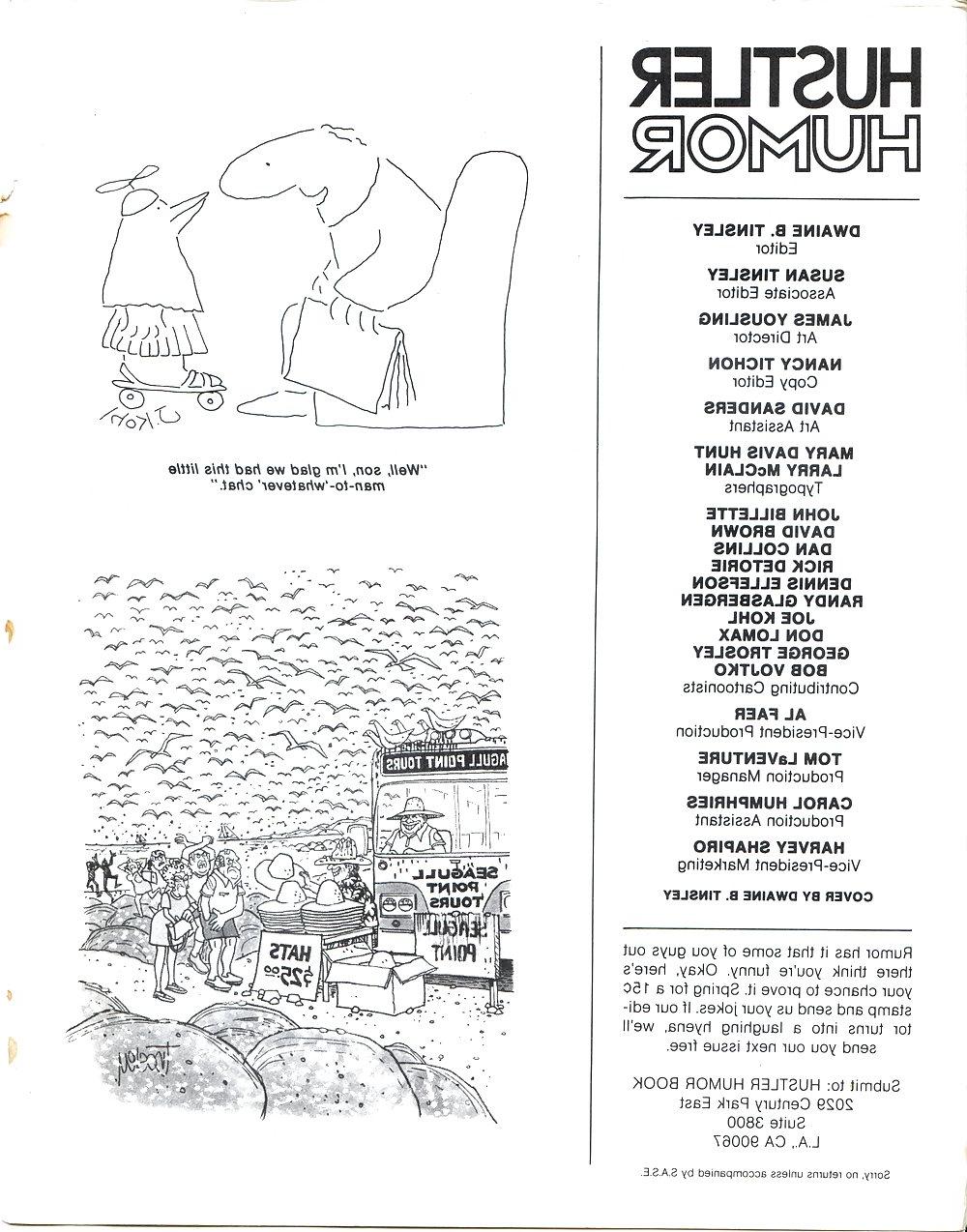 25P Vintage Magazines Hustler Humor - 1979