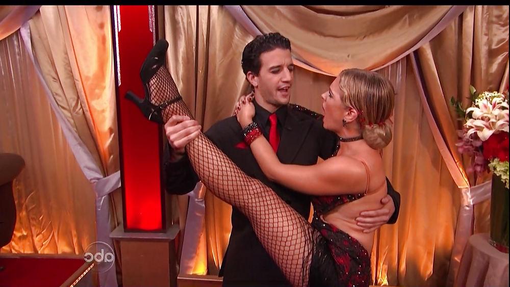 14P Melissa Joan Hart pantyhose