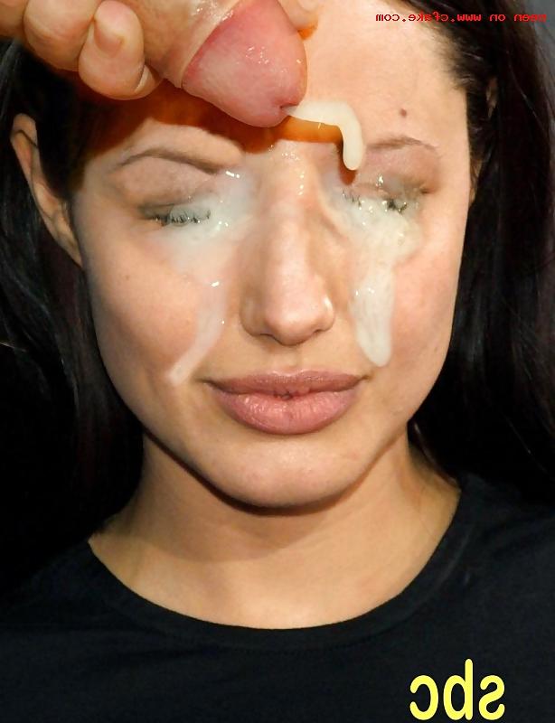 19P Angelina Jolie cumshots - Part 2