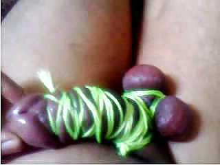 25P Penis in rope with balls 
