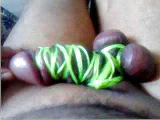 25P Penis in rope with balls 