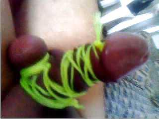 25P Penis in rope with balls 