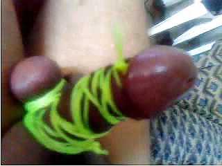 25P Penis in rope with balls 