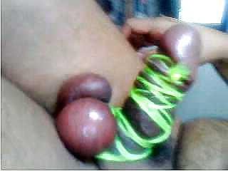 25P Penis in rope with balls 