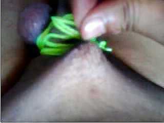 25P Penis in rope with balls 
