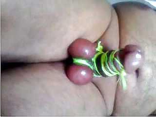 25P Penis in rope with balls 