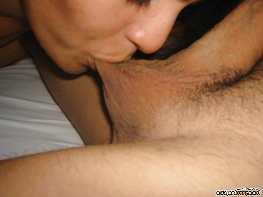 14P Brunette deepthroating in POV