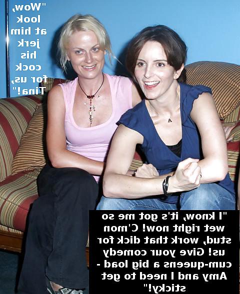 9P Sexy Tina Fey and Amy Poehler captions