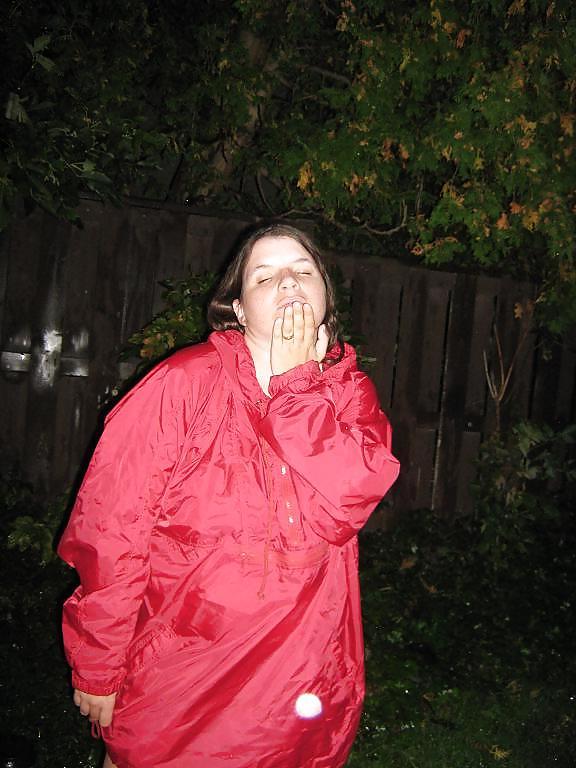 22P Posing in the rain