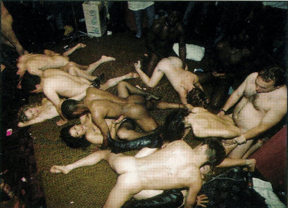 6P Vintage orgy polaroids