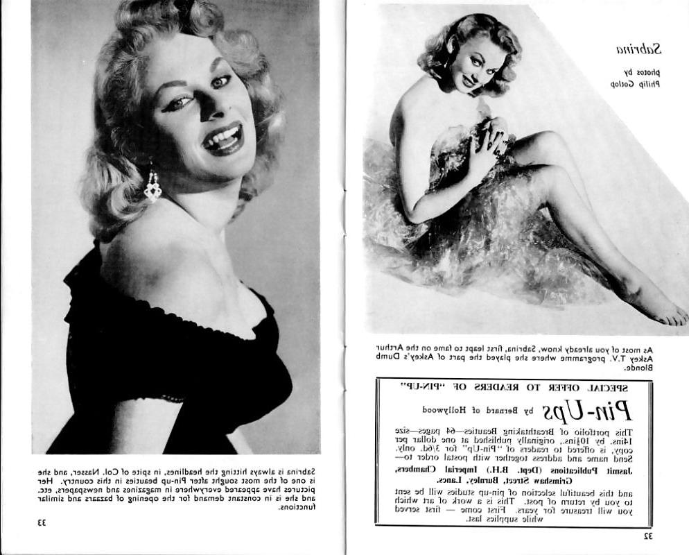 25P Vintage Magazines Pinup - 1956 Summer Special