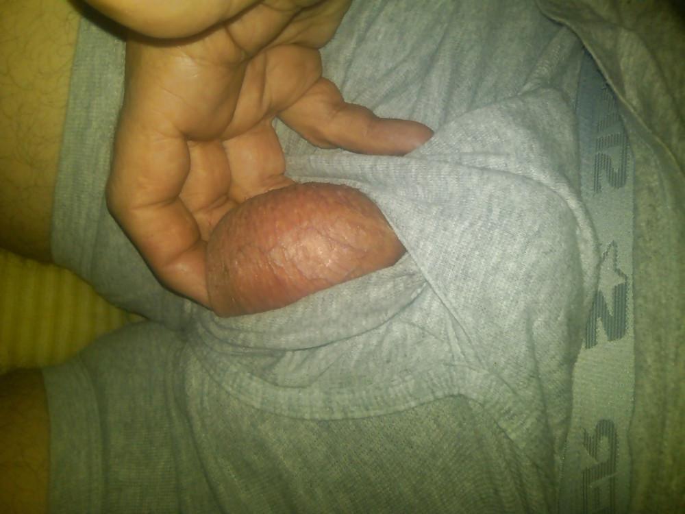 18P Checking out my buddys huge balls. In HD!