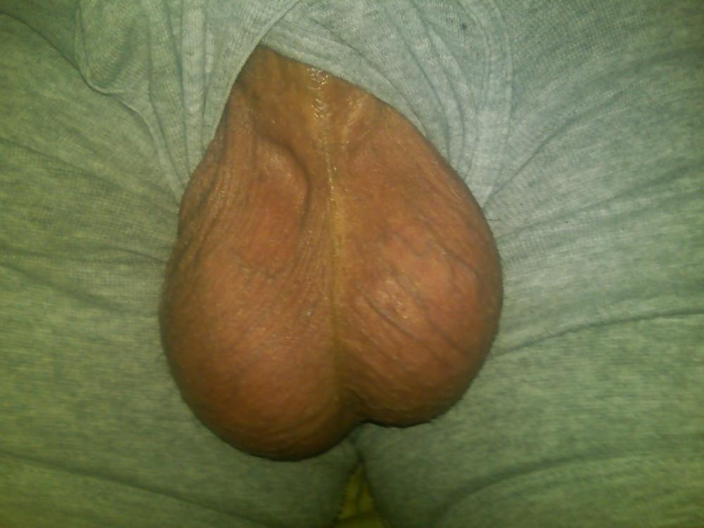 18P Checking out my buddys huge balls. In HD!